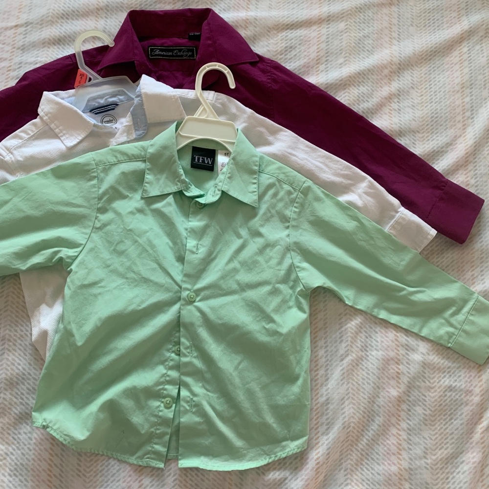 3 Dress shirts long sleeve